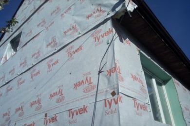 zateplení fasády, stříkaná izolace, pur pěna, pur izolace